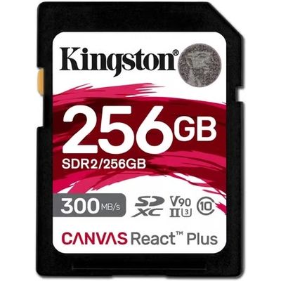 Scheda SD Kingston Canvas React Plus SDXC 256GB