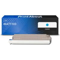 Toner compatibile OKI 46471103 - Ciano
