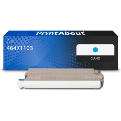 Toner compatibile OKI 46471103 - Ciano