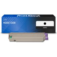 Toner compatibile OKI 46861308 - Nero