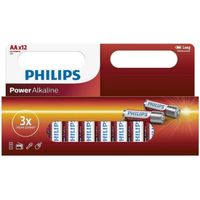 Batteria Philips Power AA / MN1500 / LR06 Alkaline (12 stuks)