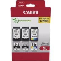 Canon PG-545XL + PG-545XL + CL-546XL Cartuccia Alta Capacità Multipack