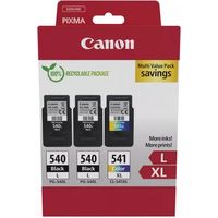 Cartuccia stampante Canon PG-540L + PG540L + CL 541XL multipack - Nero + 3 colori Multipack