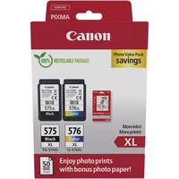 Cartuccia stampante Canon PG-575XL/CL-576XL - Nero + 3 colori Multipack