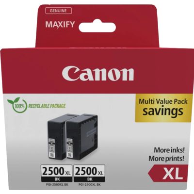 Cartuccia stampante Canon PGI-2500XL Twin pack - Nero Multipack