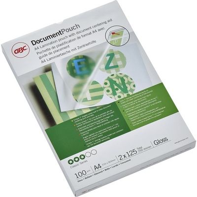 Busta per plastificazione GBC A4 (3200723) - 2 x 125 micron