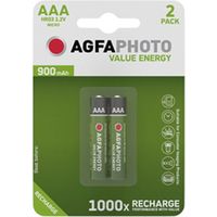 Agfaphoto Batteria ricaricabile Micro AAA 2-pack