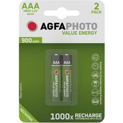 Agfaphoto Batteria ricaricabile Micro AAA 2-pack