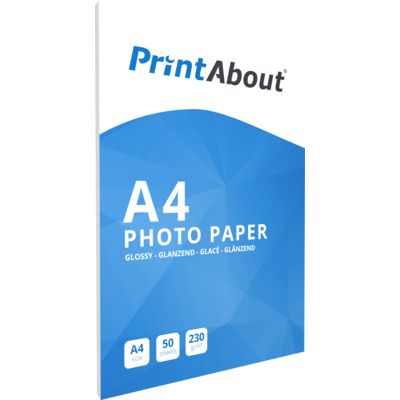 Carta fotografica PrintAbout Premium Glossy A4 230  g/m² (50 fogli)