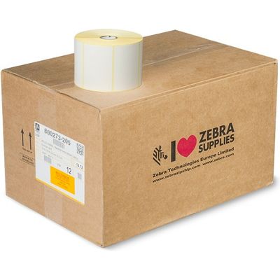 Etichetta Zebra 800273-205 - Nero su bianco (76 mm x 51 mm) 12 rotoli