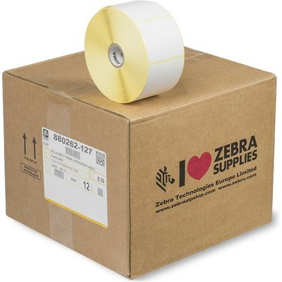 Etichetta Zebra 800262-127 - Nero su bianco (57 mm x 32 mm) 12 rotoli
