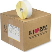 Etichetta Zebra 800261-107 - Nero su bianco (38 mm x 25 mm) 12 rotoli
