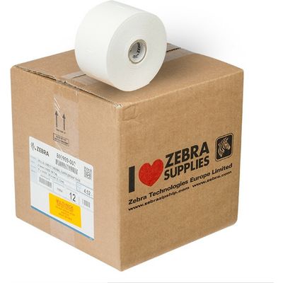 Etichetta Zebra 800999-009 (Z-Select 2000D) - Nero su bianco (57 mm x 35 mm) 12 rotoli