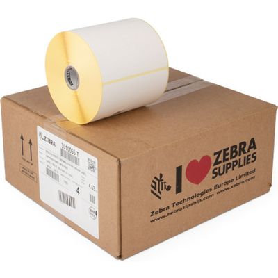 Etichetta Zebra 3010066-T (Z-Perform 1000D) - Nero su bianco (158,8 mm x 101,6) 4 rotoli