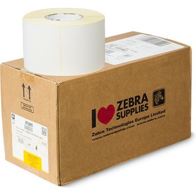 Etichetta Zebra 87985 - Nero su bianco (102 mm x 152 mm) 4 rotoli