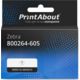 Etichetta compatibile Zebra 800264-605 - Nero su bianco (102 mm x 152 mm) 12 rotoli