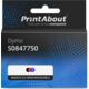 Nastro compatibile Dymo S0847750 (S0721660) - Bianco su nero/rosso/blu (9 mm)
