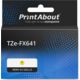 Nastro compatibile Brother TZe-FX641 - Nero su giallo (18 mm)