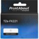 Nastro compatibile Brother TZe-FX221 - Nero su bianco (9 mm)