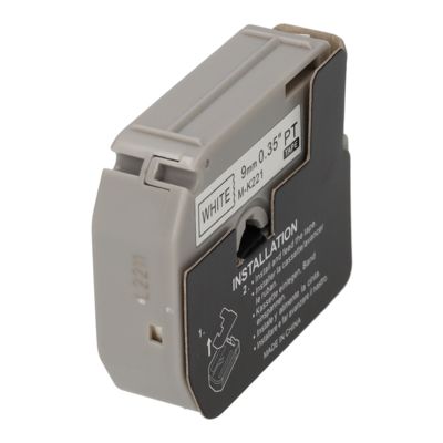 Nastro compatibile Brother M-K221 - Nero su bianco (9 mm)