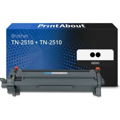 Toner compatibile Brother TN-2510 + TN-2510 - Nero Multipack