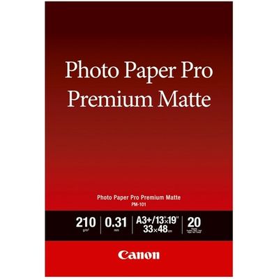 Carta fotografica Canon PM-101 Premium Matte Paper A3+ (20 vellen)