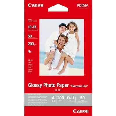 Carta fotografica Canon GP-501 glossy photo paper 200 grams 10 x 15 cm (50 vel)