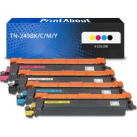 Toner compatibile Brother TN-249BK/C/M/Y - 4 colori Multipack