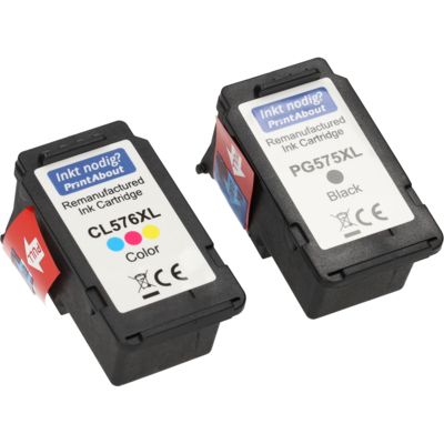 Cartuccia compatibile Canon PG-575 + CL-576 - Nero + 3 colori Multipack