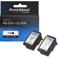 Cartuccia compatibile Canon PG-575 + CL-576 - Nero + 3 colori Multipack
