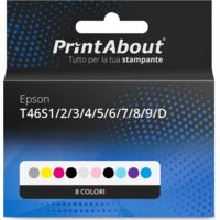 Cartuccia compatibile Epson T46S1/2/3/4/5/6/7/8/9/D - 10 colori Multipack