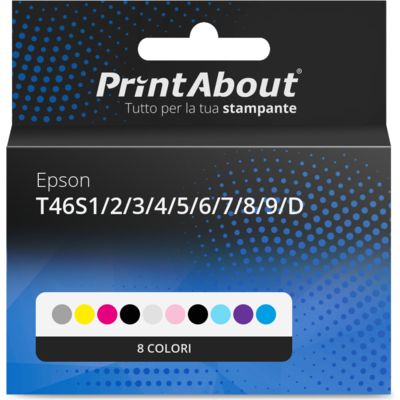 Cartuccia compatibile Epson T46S1/2/3/4/5/6/7/8/9/D - 10 colori Multipack