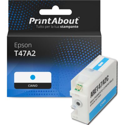 Cartuccia compatibile Epson T47A2 - Ciano