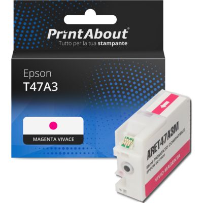 Cartuccia compatibile Epson T47A3 - Magenta vivace