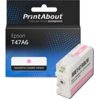 Cartuccia compatibile Epson T47A6 - Magenta chiaro vivido