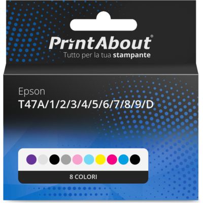 Homebrew Epson ET47A/1/2/3/4/5/6/7/8/9/DPA Cartuccia d'inchiostro Multipack 10 colori