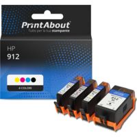 Cartuccia compatibile HP 912 (3YL77/78/79/80AE) - 4 colori Multipack