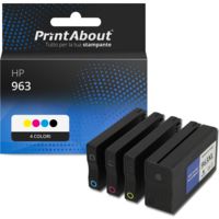 Cartuccia compatibile HP 963 (3JA23/24/25/26AE) - 4 colori Multipack