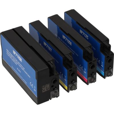 Cartuccia compatibile HP 712 (3ED67/68/69/70A) - 4 colori Multipack