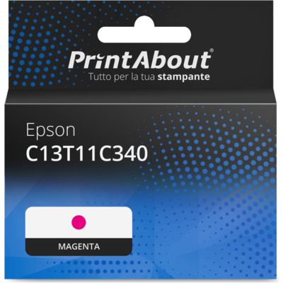 Cartuccia compatibile Epson C13T11C340 - Magenta