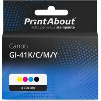 Cartuccia compatibile Canon GI-41K/C/M/Y - 4 colori Multipack