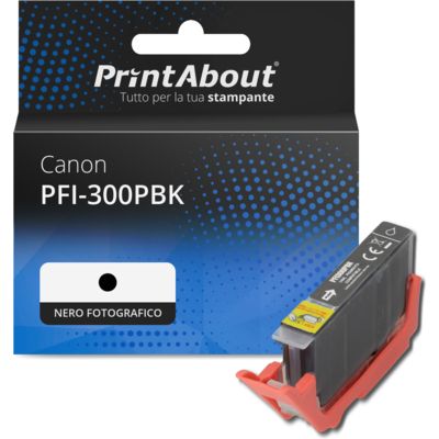 Cartuccia compatibile Canon PFI-300PBK - Nero fotografico
