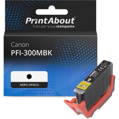 Cartuccia compatibile Canon PFI-300MBK - Nero opaco