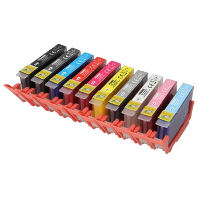 Cartuccia compatibile Canon PFI-300PBK/MBK/C/R/M/Y/GY/CO/PM/PC - 10 colori Multipack