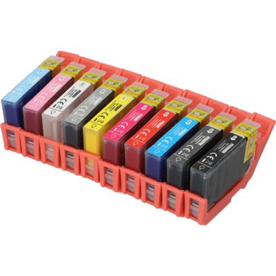 Cartuccia compatibile Canon PFI-300PBK/MBK/C/R/M/Y/GY/CO/PM/PC - 10 colori Multipack