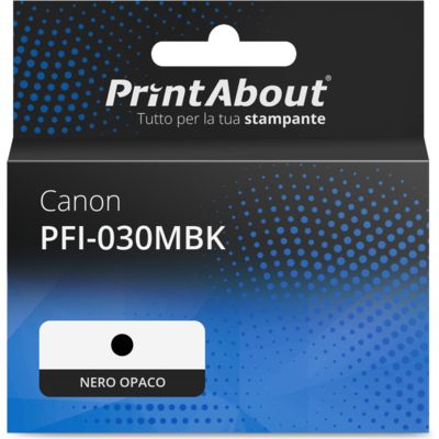 Cartuccia compatibile Canon PFI-030MBK - Nero opaco