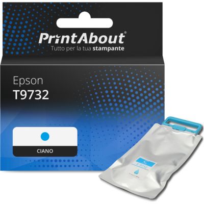 Cartuccia compatibile Epson T9732 - Ciano Alta capacità