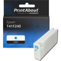 Cartuccia compatibile Epson T41F240 - Ciano Alta capacità