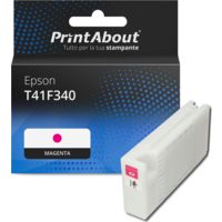 Cartuccia compatibile Epson T41F340 - Magenta Alta capacità