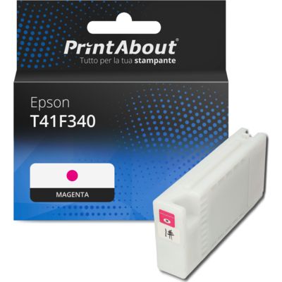 Cartuccia compatibile Epson T41F340 - Magenta Alta capacità